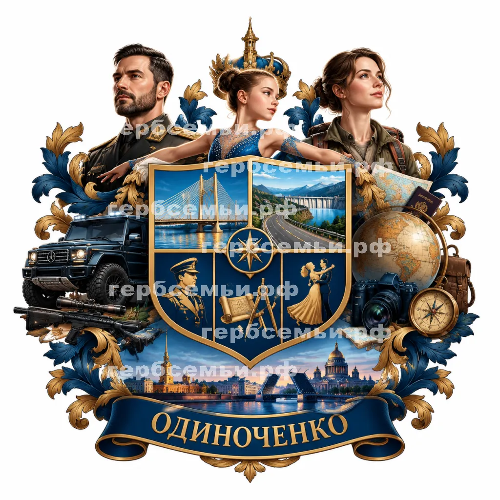 Герб семьи Одиноченко #43707