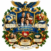 Герб семьи Киричук