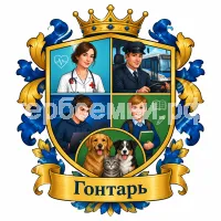 Герб семьи Гонтарь