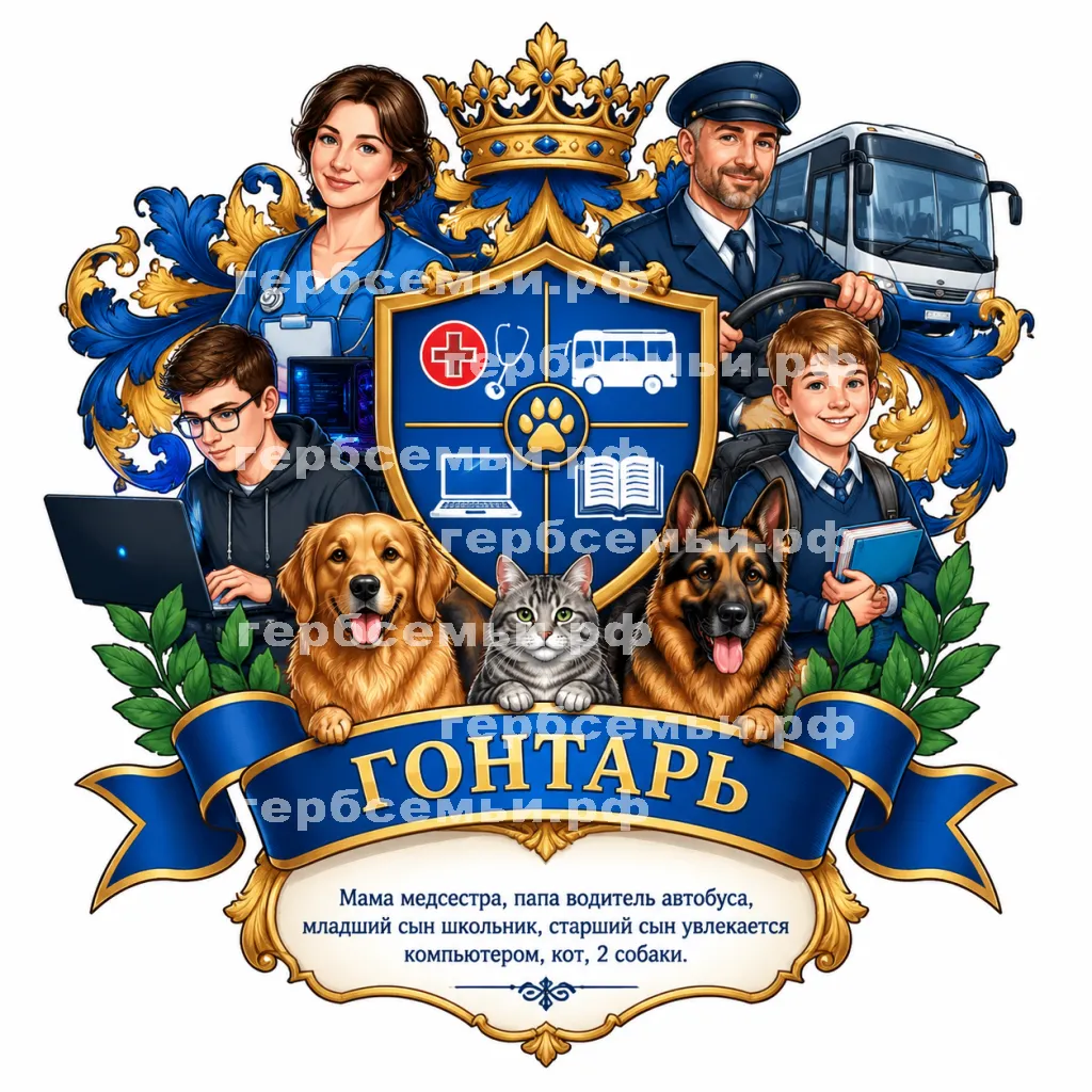 Герб семьи Гонтарь #42999