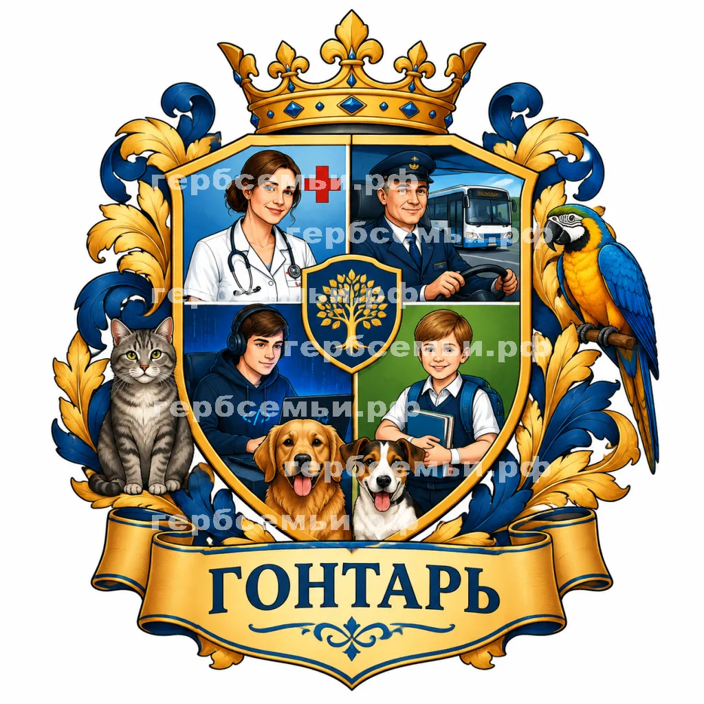 Герб семьи Гонтарь #43001