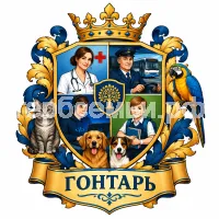 Герб семьи Гонтарь