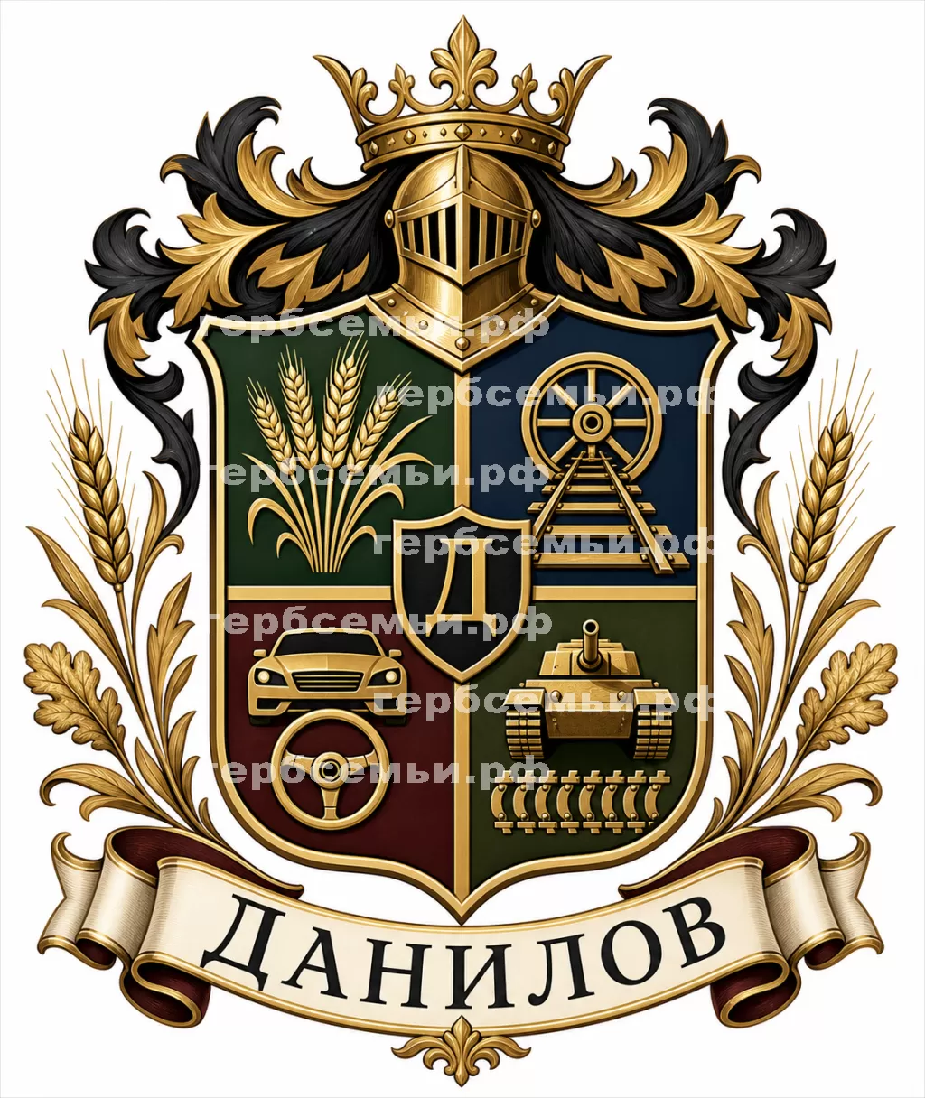 Герб семьи Данилов #36703