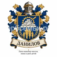 Герб семьи Данилов