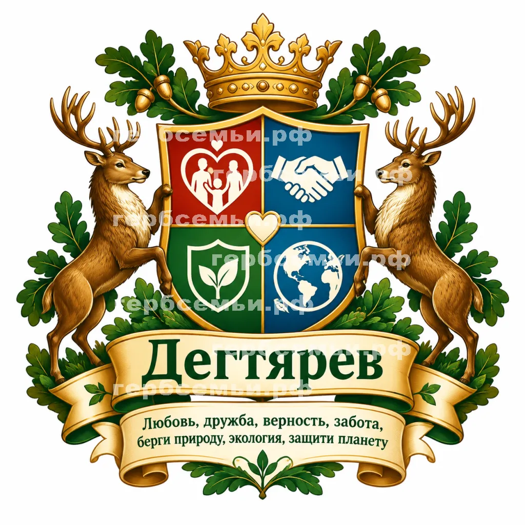 Герб семьи Дегтярев #42641