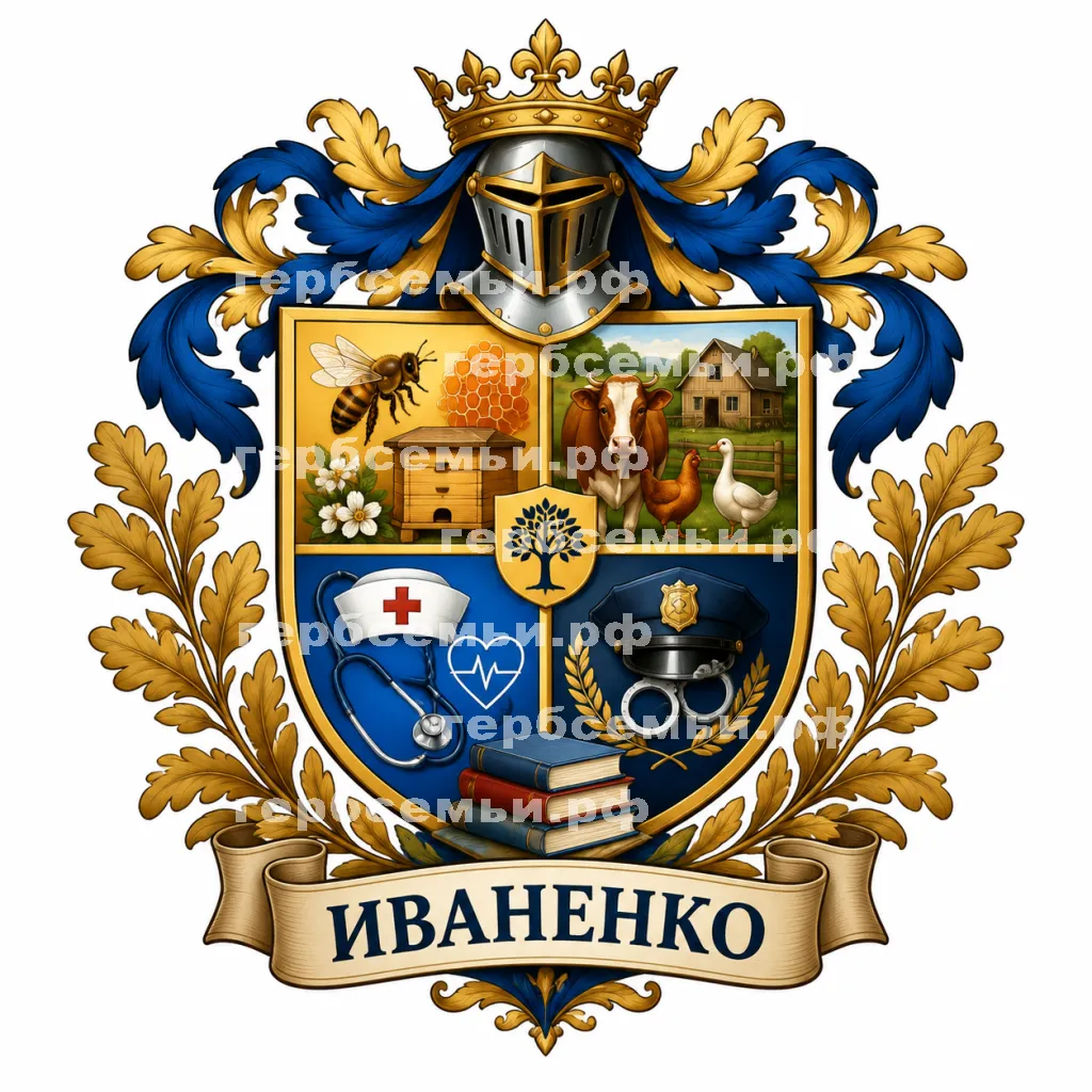 Герб семьи Иваненко #43600