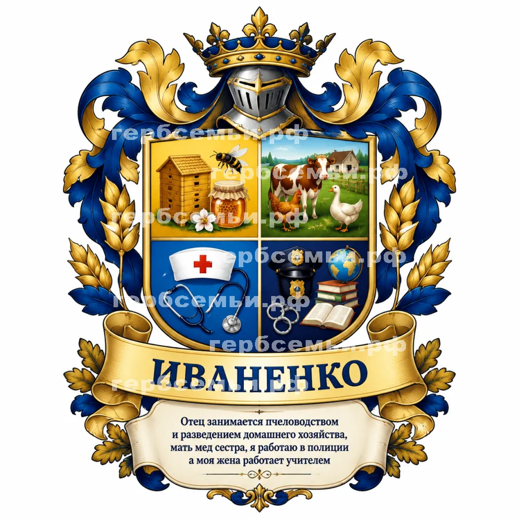 Герб семьи Иваненко #43609