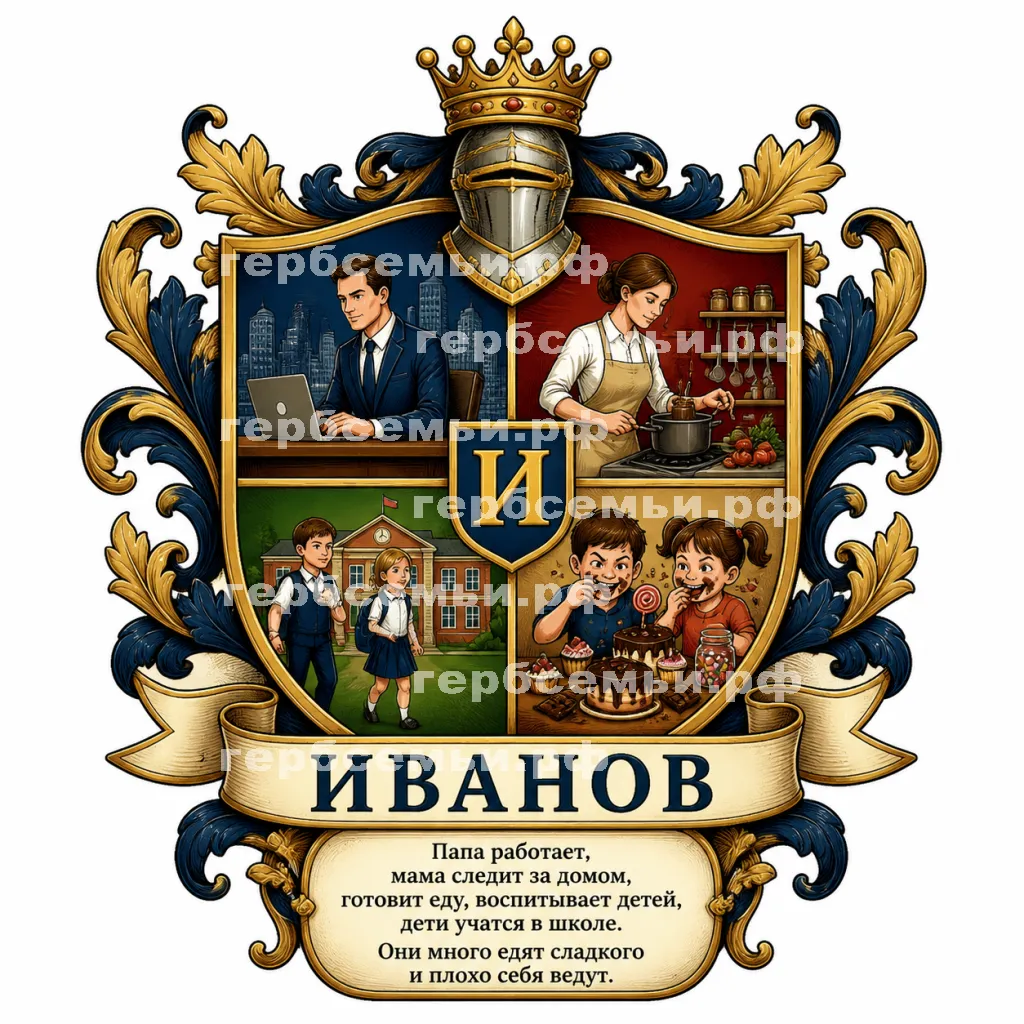Герб семьи Иванов #41391