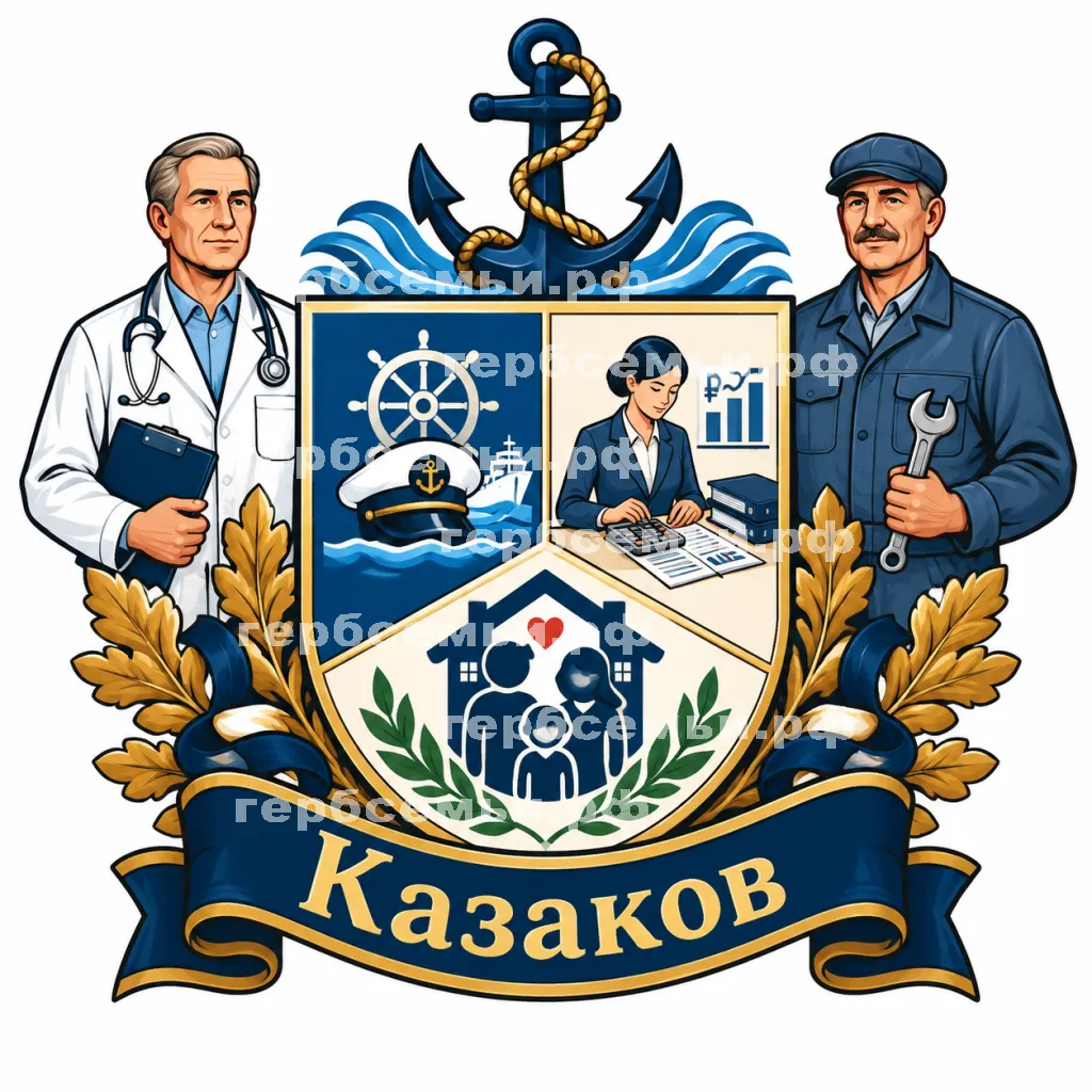 Герб семьи Казаков #41274