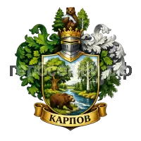 Герб семьи Карпов