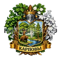 Герб семьи Карпов