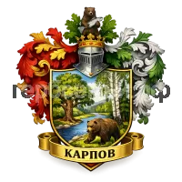 Герб семьи Карпов