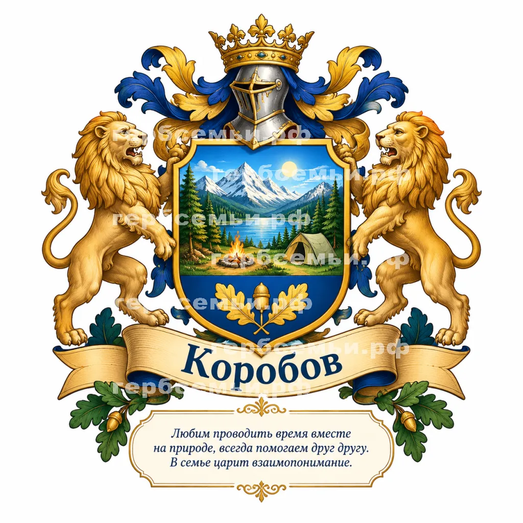 Герб семьи Коробов #42708