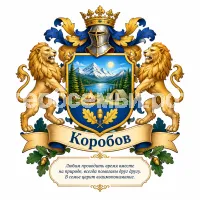 Герб семьи Коробов