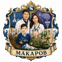 Герб семьи Макаров
