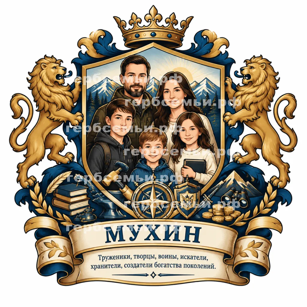 Герб семьи Мухин #43352
