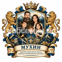 Герб семьи Мухин