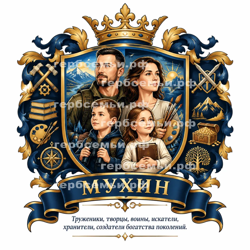 Герб семьи Мухин #43356