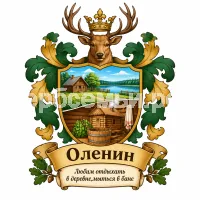 Гербы семьи Оленин