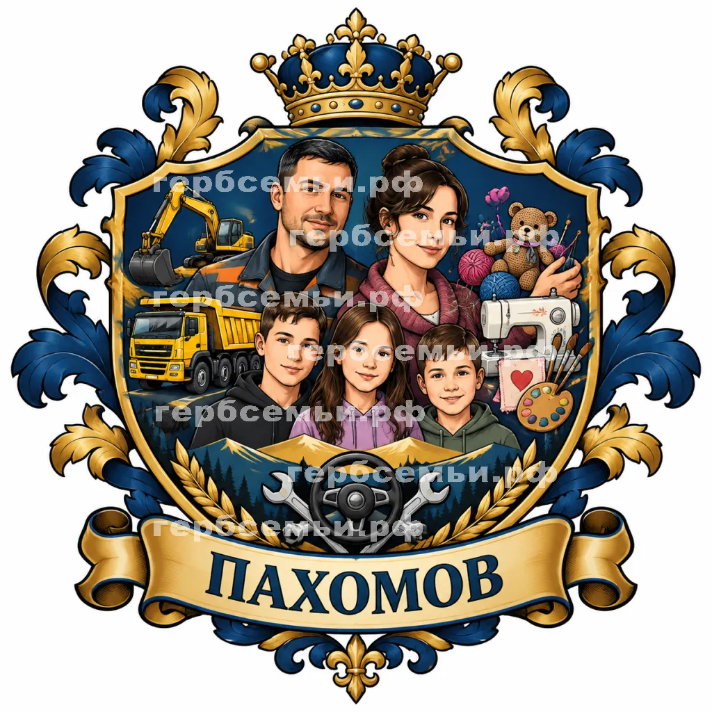 Герб семьи Пахомов #40985
