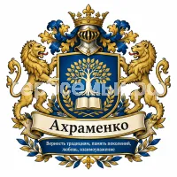 Герб семьи Ахраменко