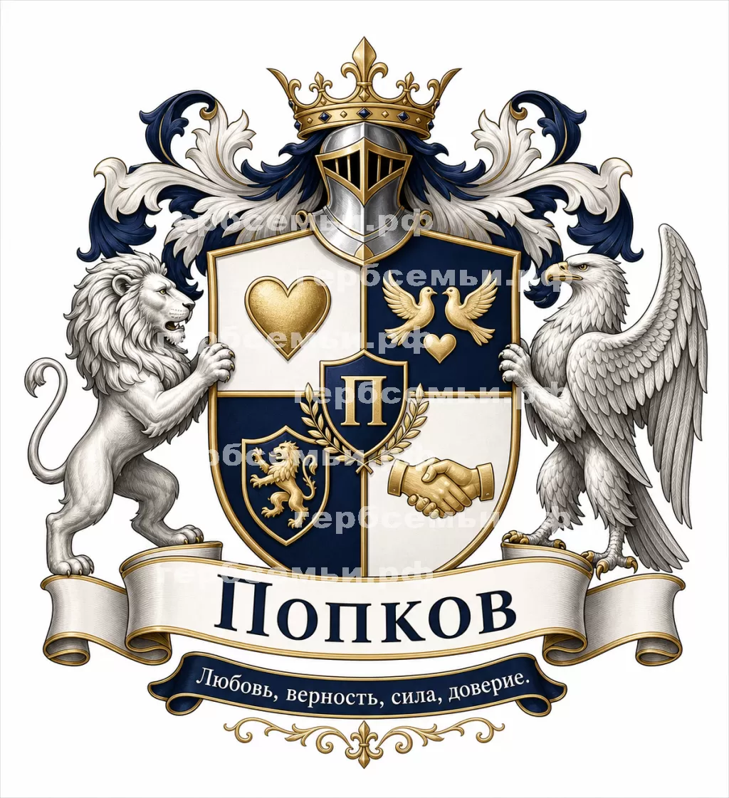Герб семьи Попков #36983