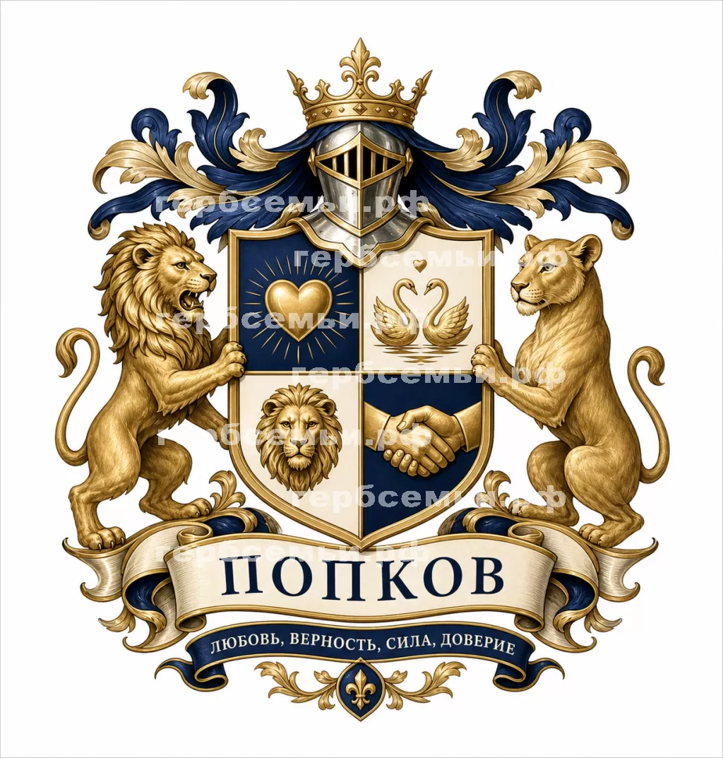 Герб семьи Попков #36984