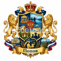 Герб семьи Попов