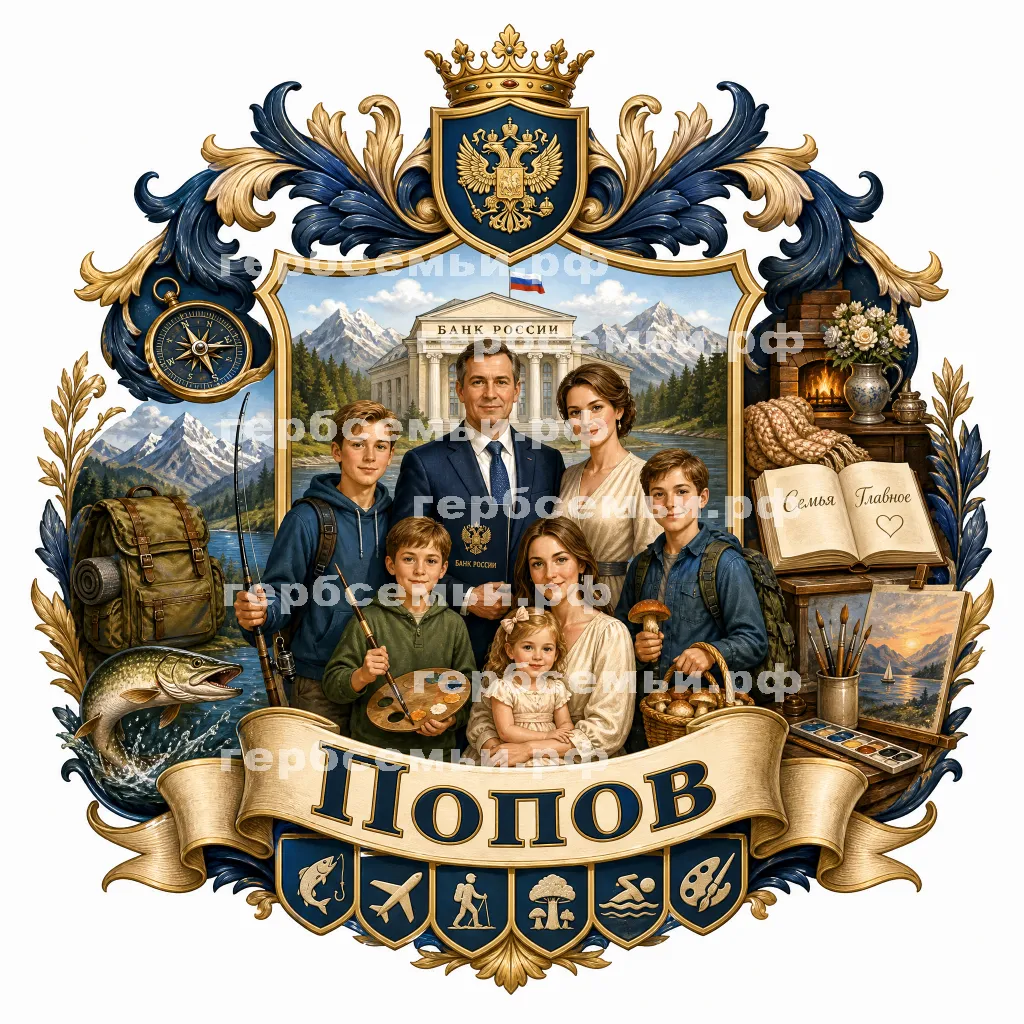 Герб семьи Попов #41181