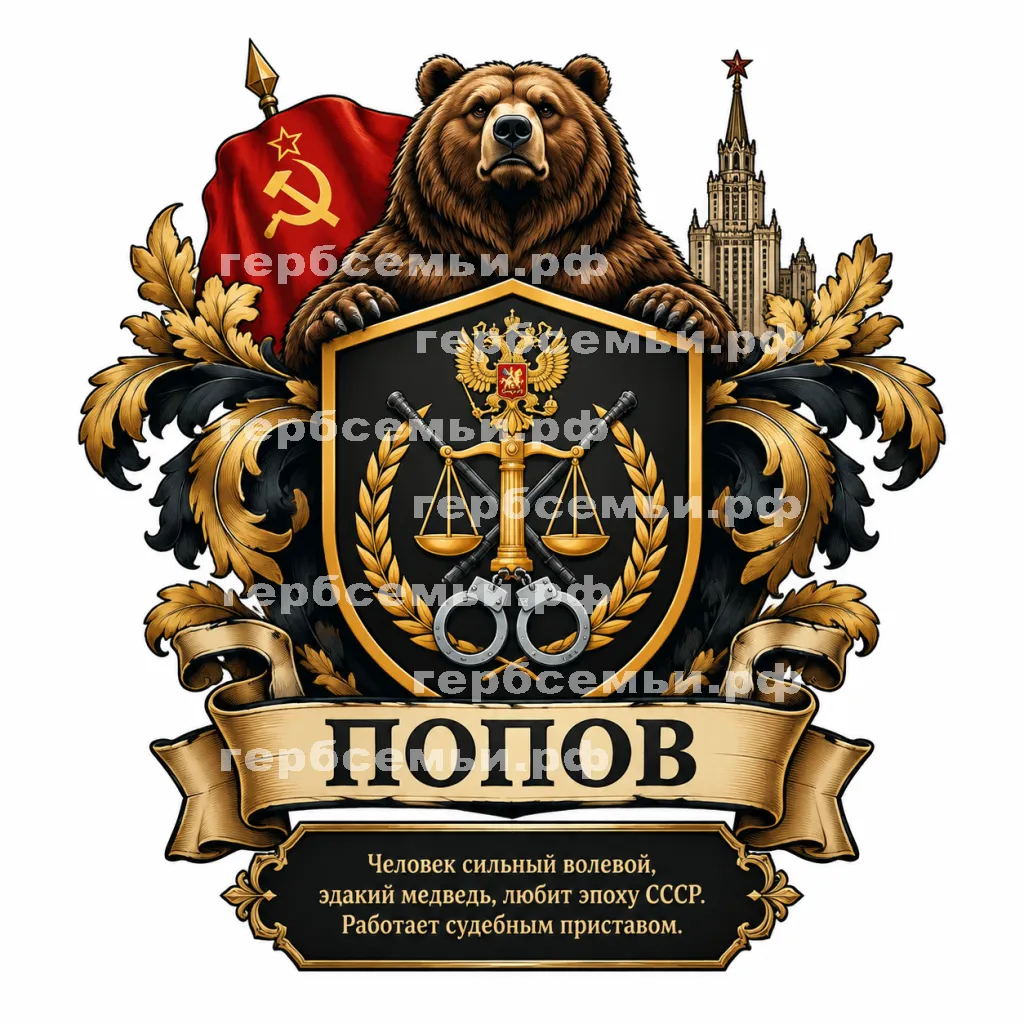 Герб семьи Попов #43245