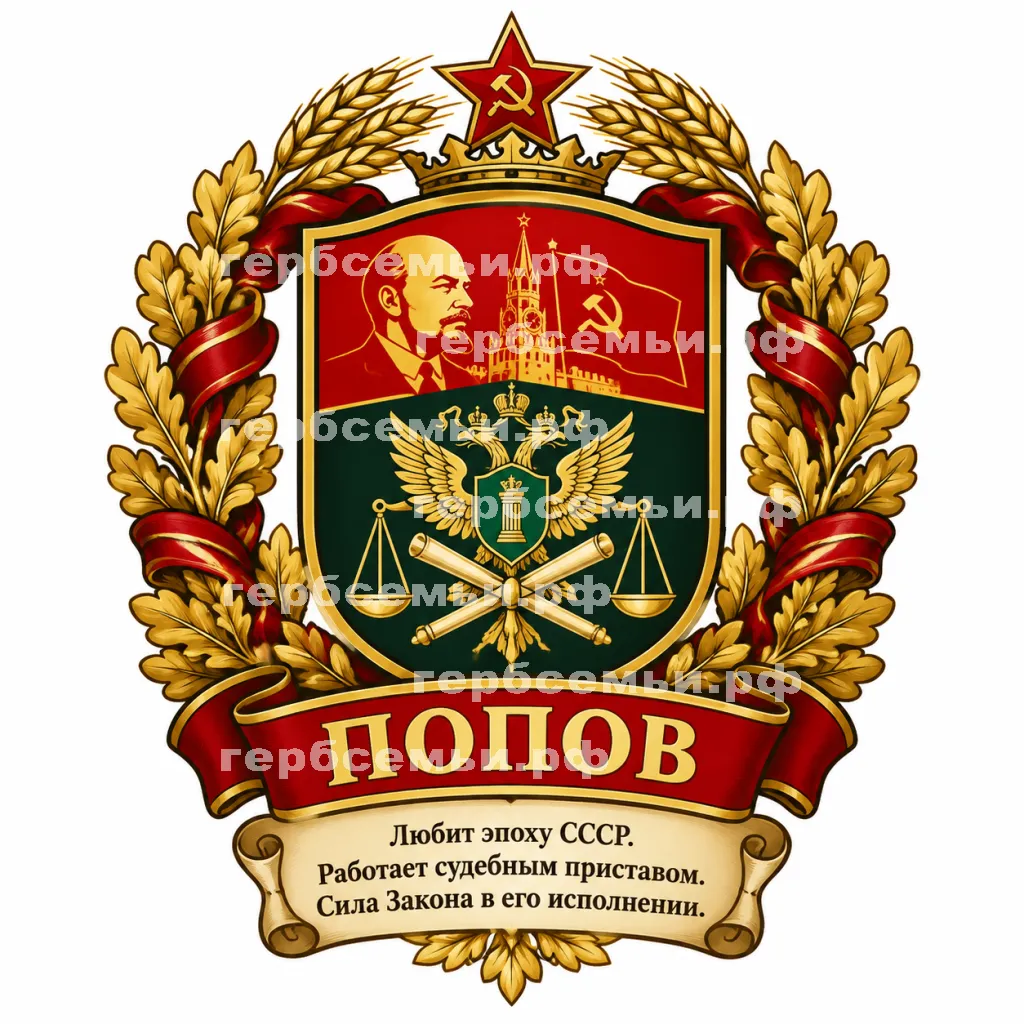 Герб семьи Попов #43246