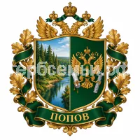 Герб семьи Попов