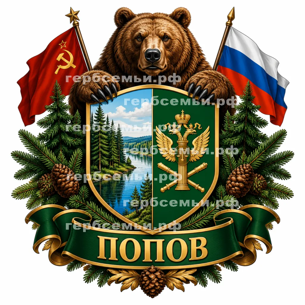 Герб семьи Попов #43288