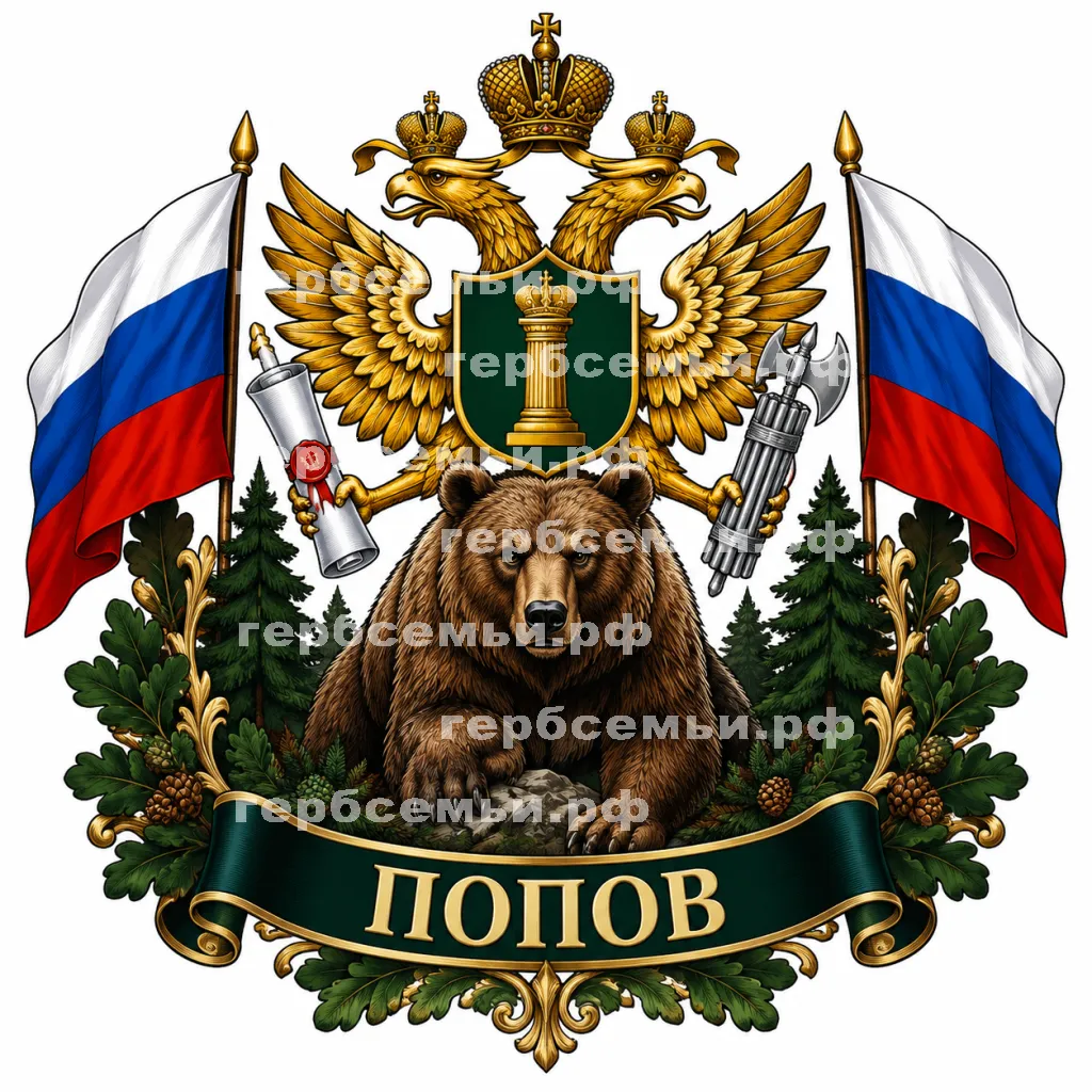 Герб семьи Попов #43333