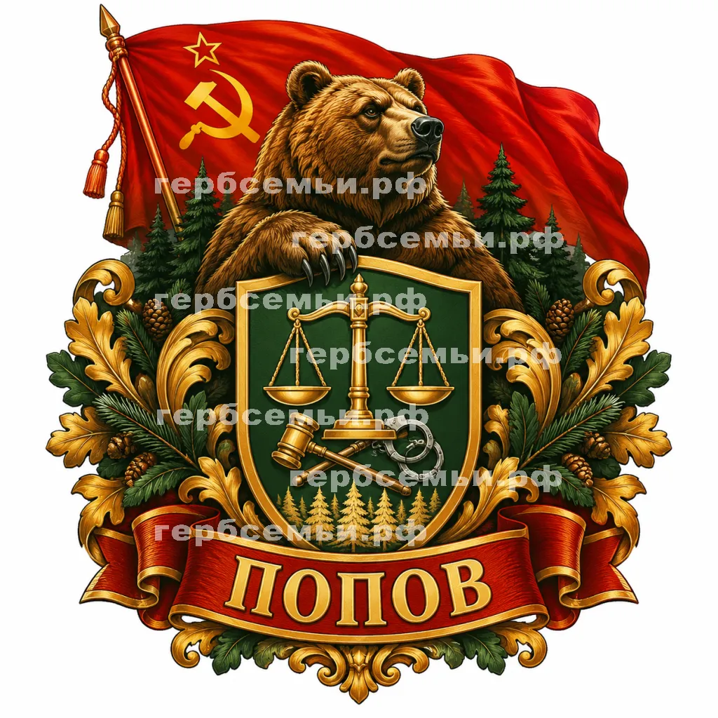 Герб семьи Попов #43334