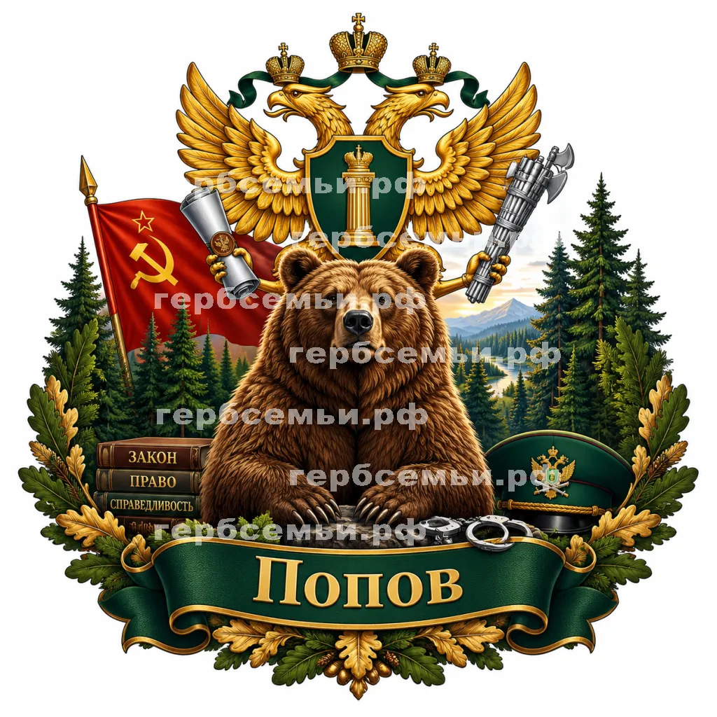 Герб семьи Попов #43434