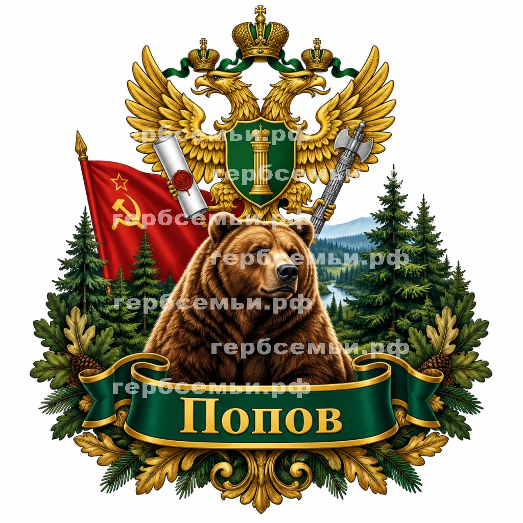 Герб семьи Попов #43432