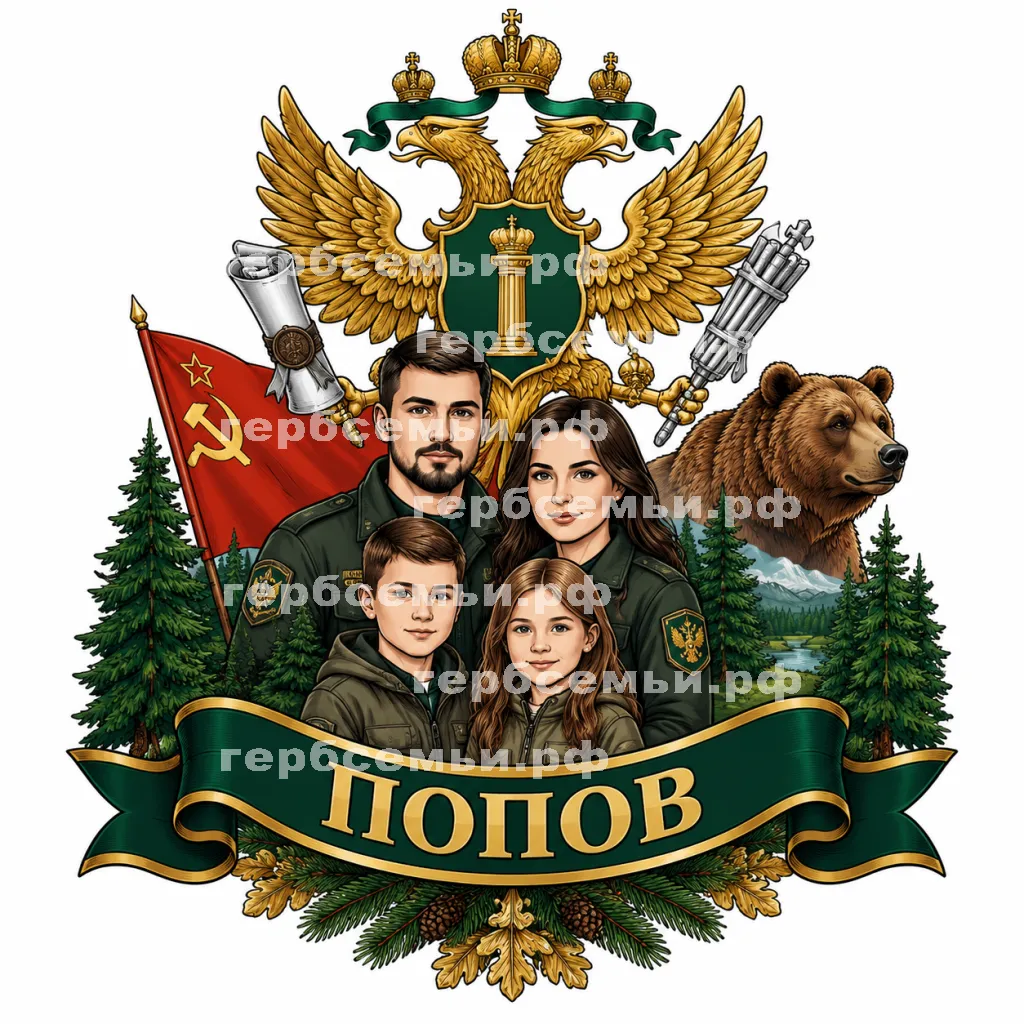 Герб семьи Попов #43400