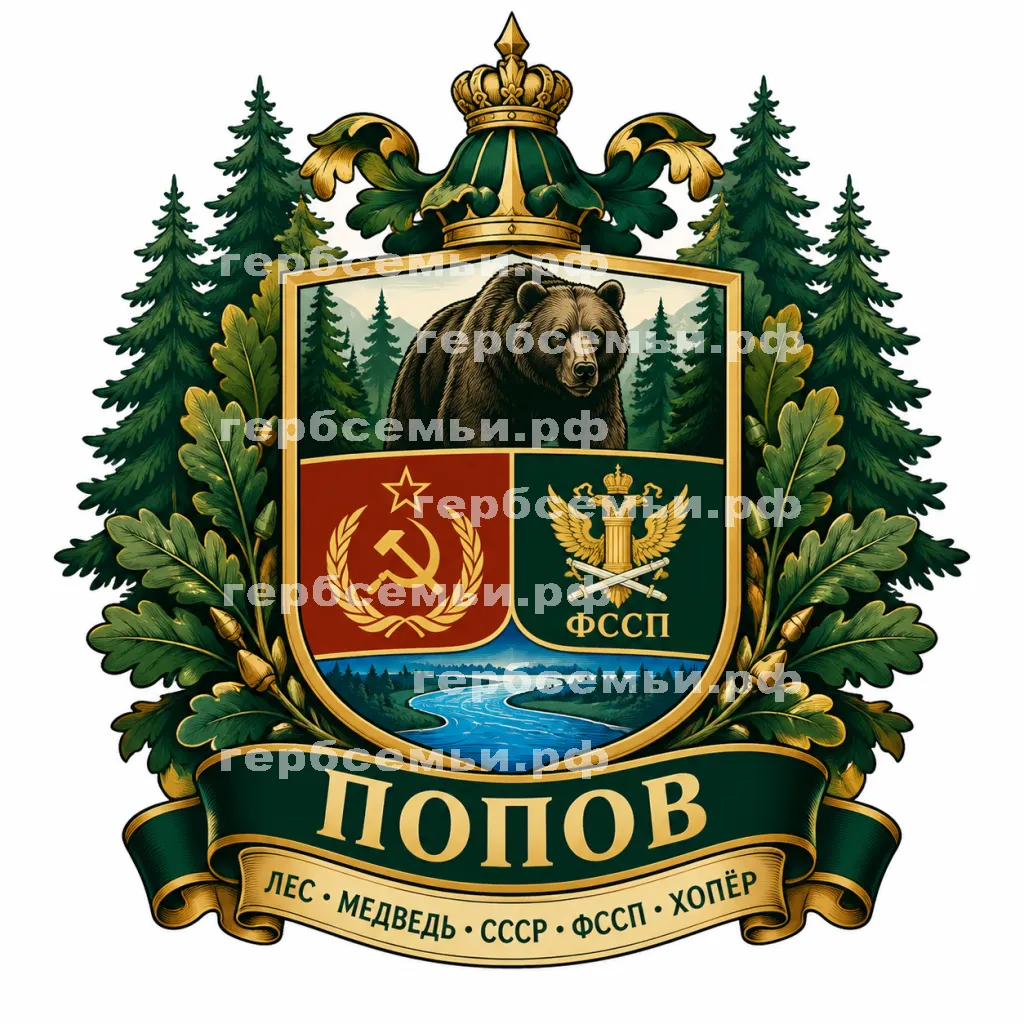 Герб семьи Попов #43459