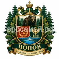 Герб семьи Попов