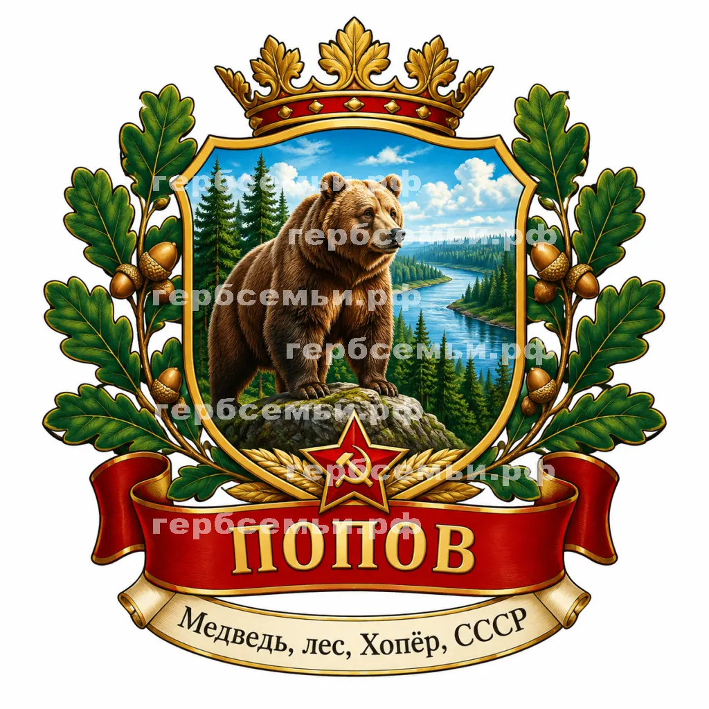 Герб семьи Попов #43473