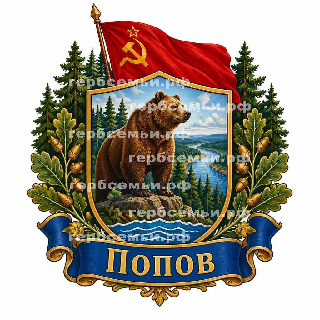 Герб семьи Попов #43474