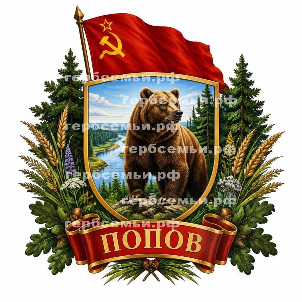 Герб семьи Попов #43507