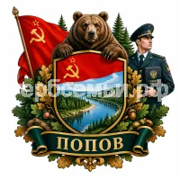 Герб семьи Попов