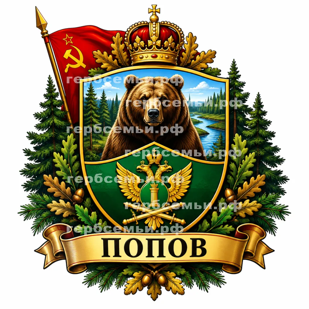 Герб семьи Попов #43509
