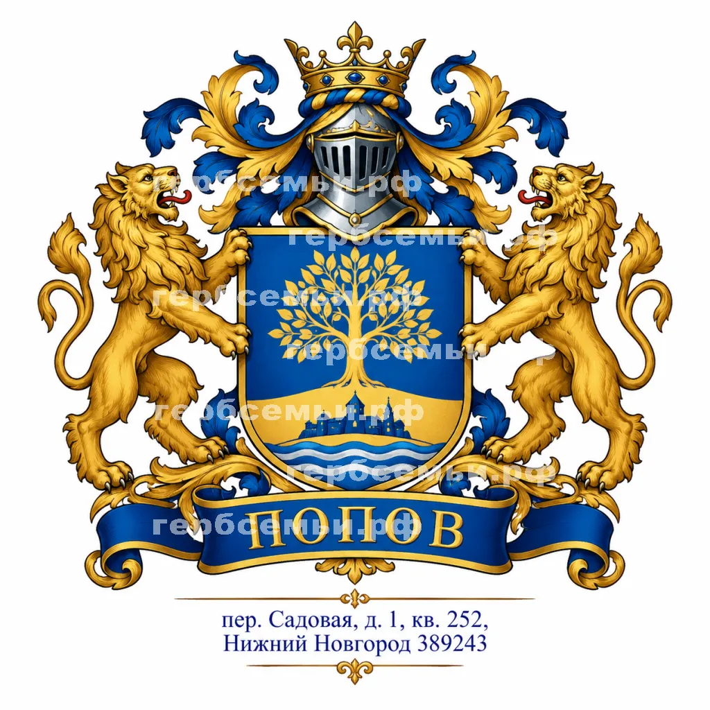 Герб семьи Попов #43513