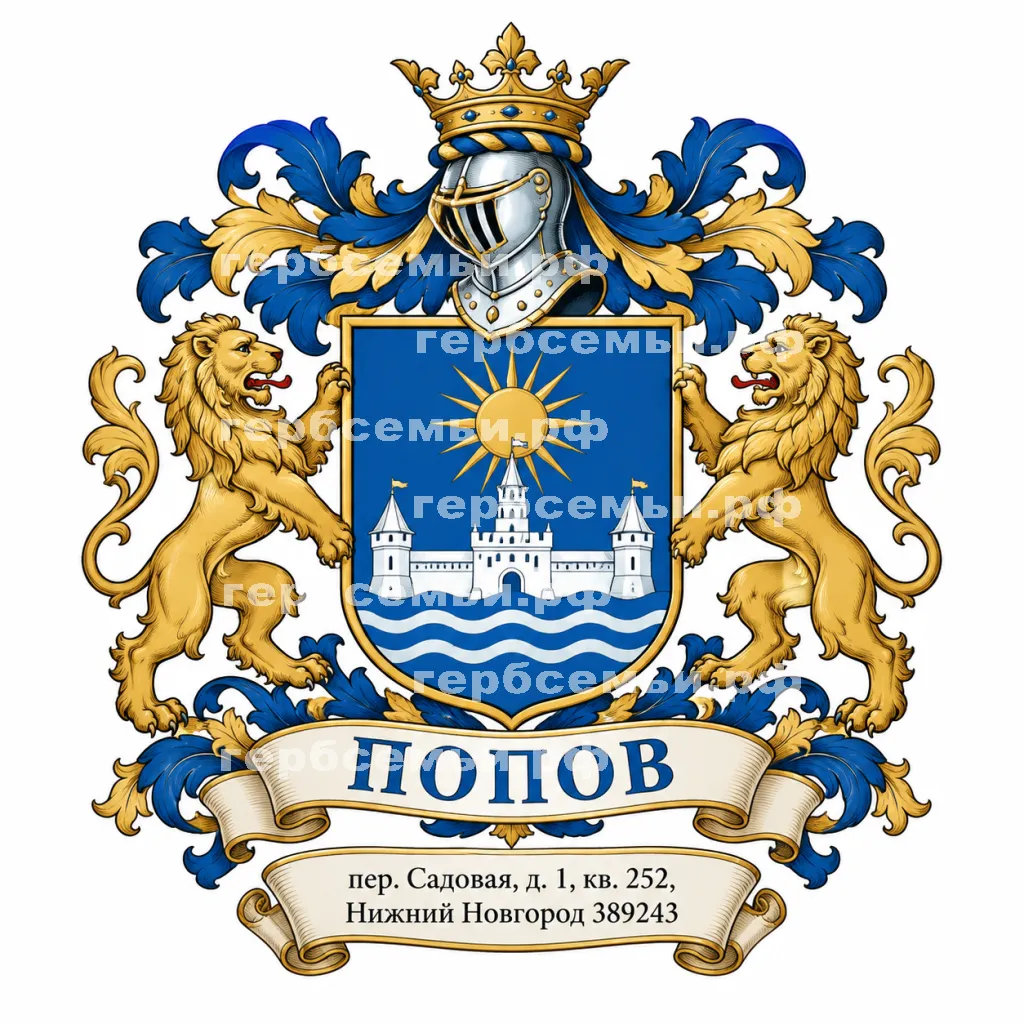 Герб семьи Попов #43511