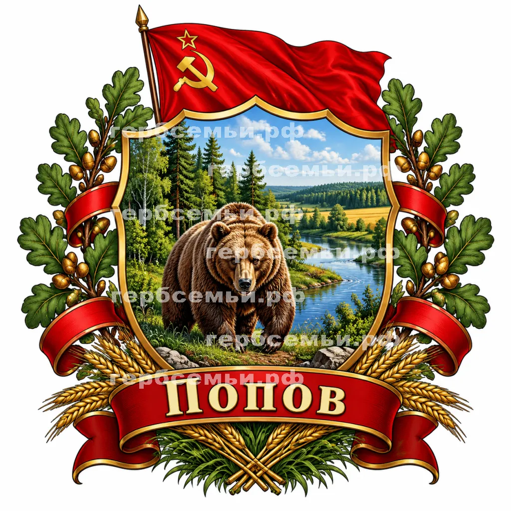 Герб семьи Попов #43553