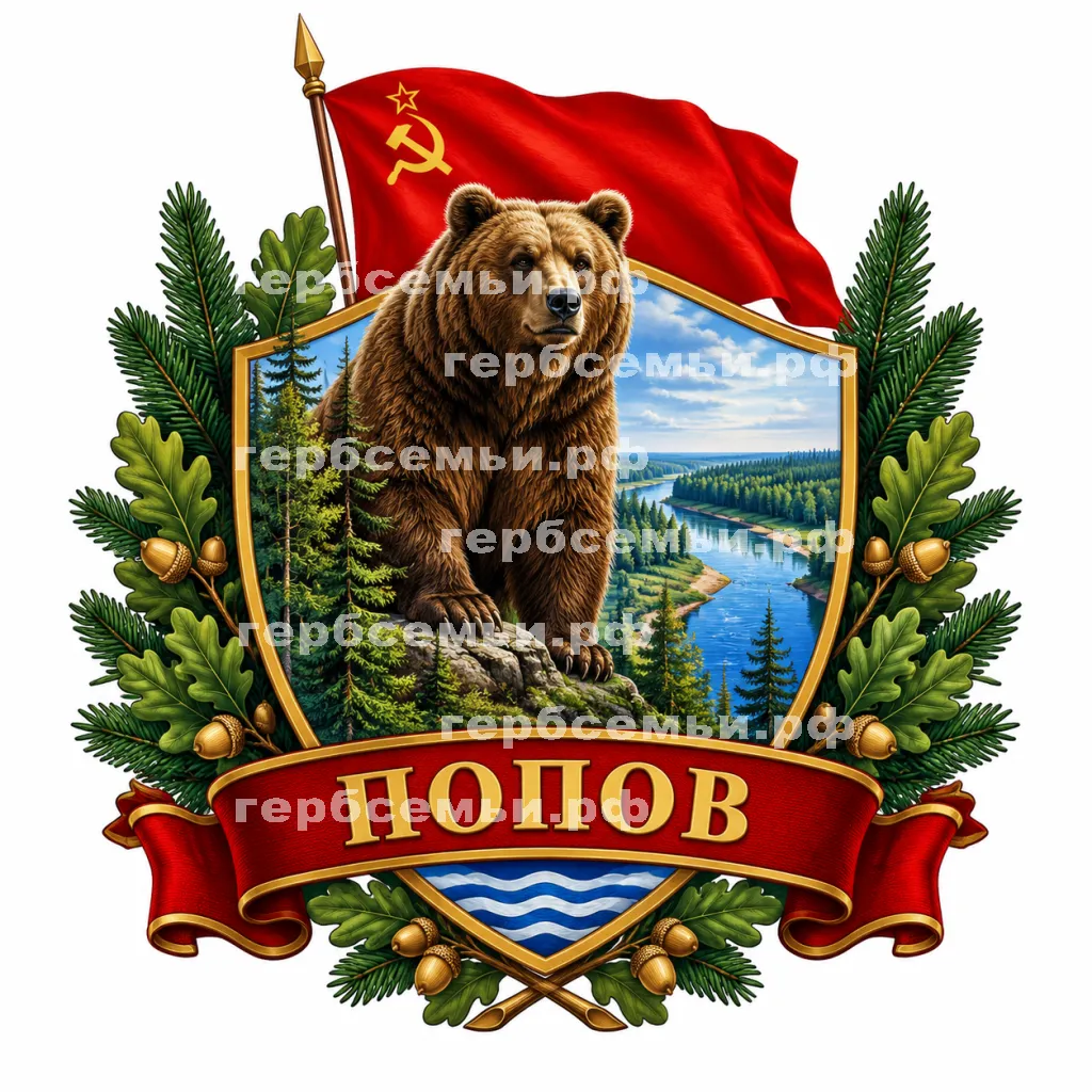 Герб семьи Попов #43554