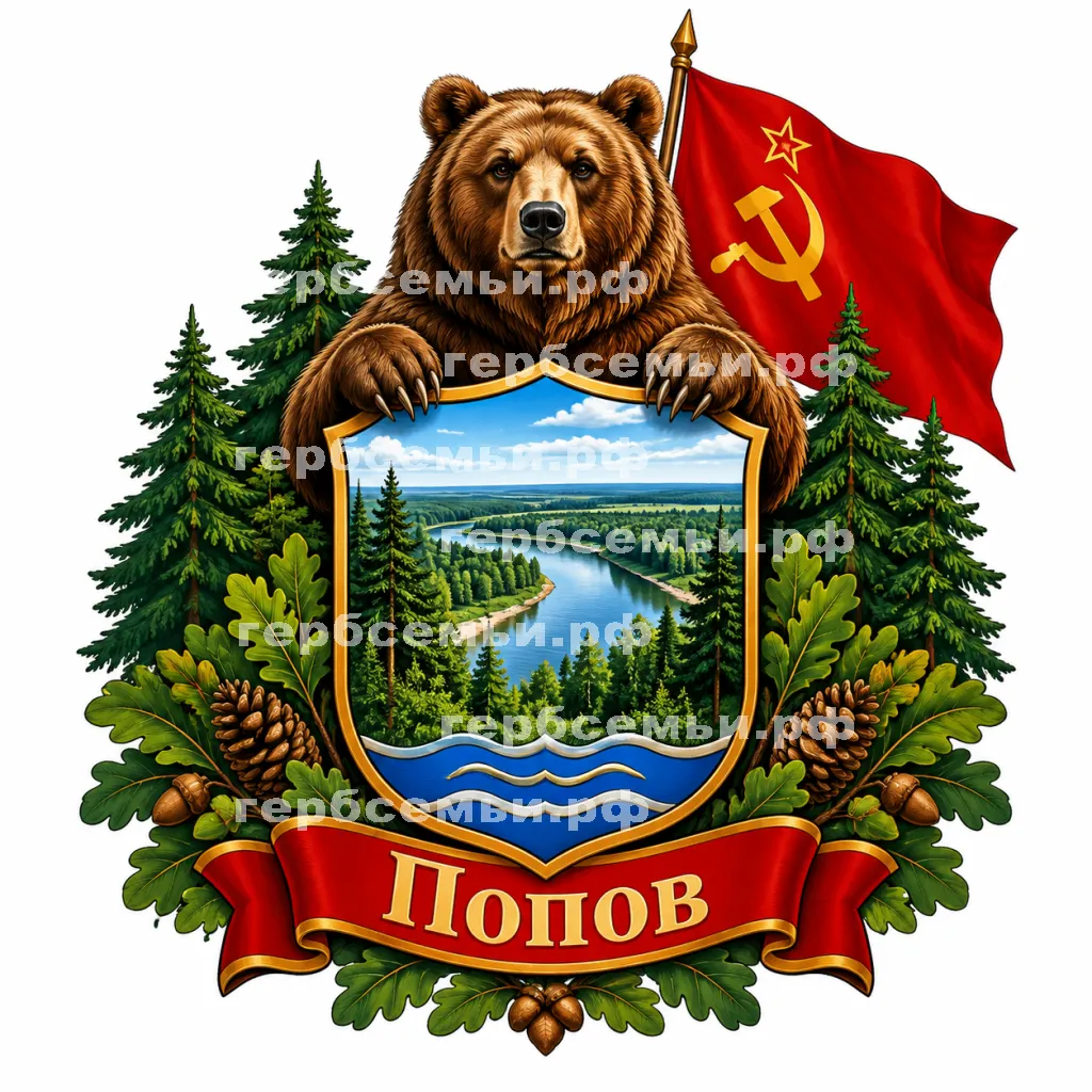 Герб семьи Попов #43617